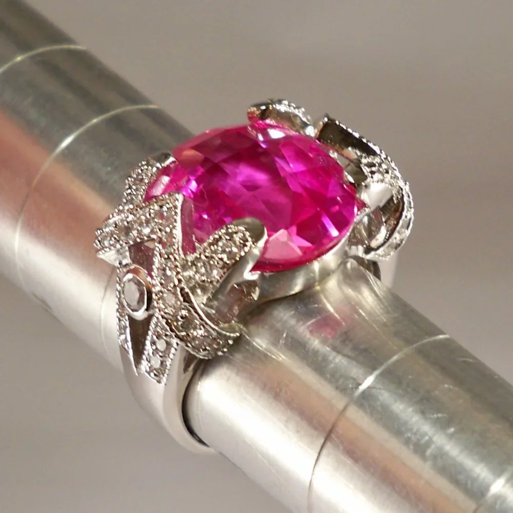 N/A pink oval